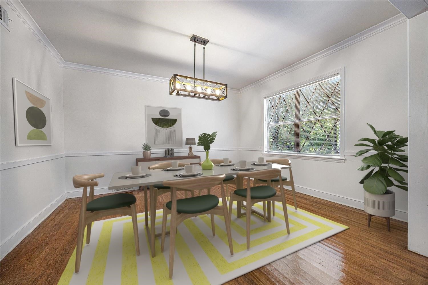 3121 East Glengarry Road Memphis, TN 38128 - Photo 5 of 15 a view of a dining room with furniture window and wooden floor