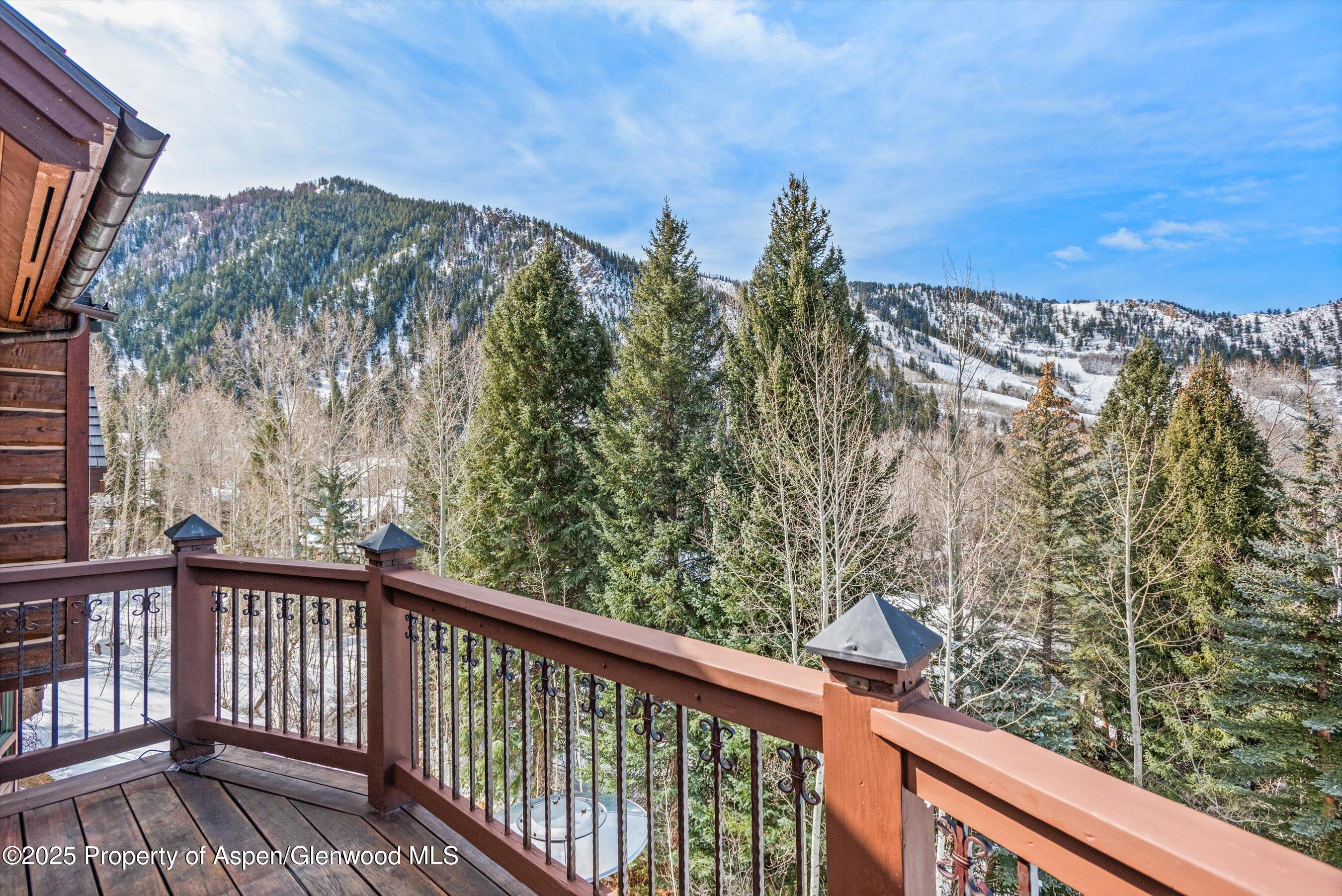 1225 Riverside Drive Aspen, CO 81611 - Photo 34 of 47 a view of a balcony with an outdoor space
