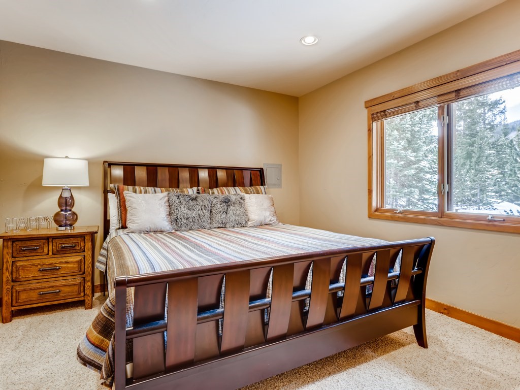 344 Rena Road Breckenridge, CO 80424 - Photo 21 of 32 Marvelous guest bedroom with awe inspiring mountain views