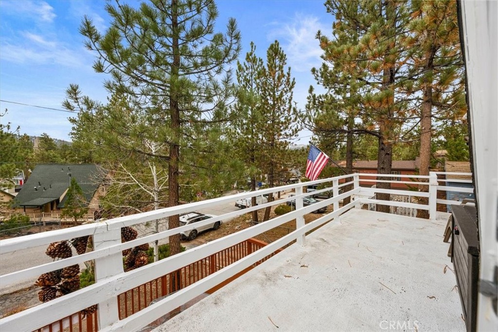 567 Highland Road Big Bear Lake, CA 92315 - Photo 33 of 42 a view of a balcony with mountain view