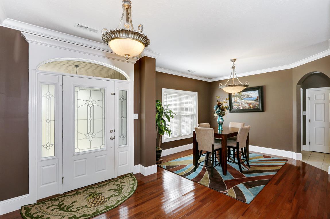 24811 Drawbaugh Road Athens, AL 35613 - Photo 2 of 30 Reverse View of Foyer - Notice the lovely front door with above transom and side lights.