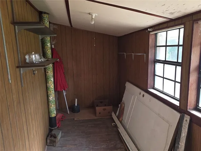 a view of storage and utility room