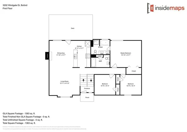 $2,100 | 3202 Windgate Drive, Buford, GA 30519