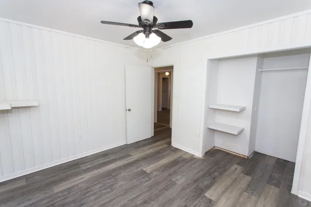 wooden floor in an empty room
