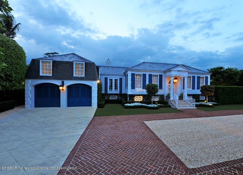 109 Jungle Road Palm Beach, FL 33480 - Photo 4 of 20 Exterior Front and Garage