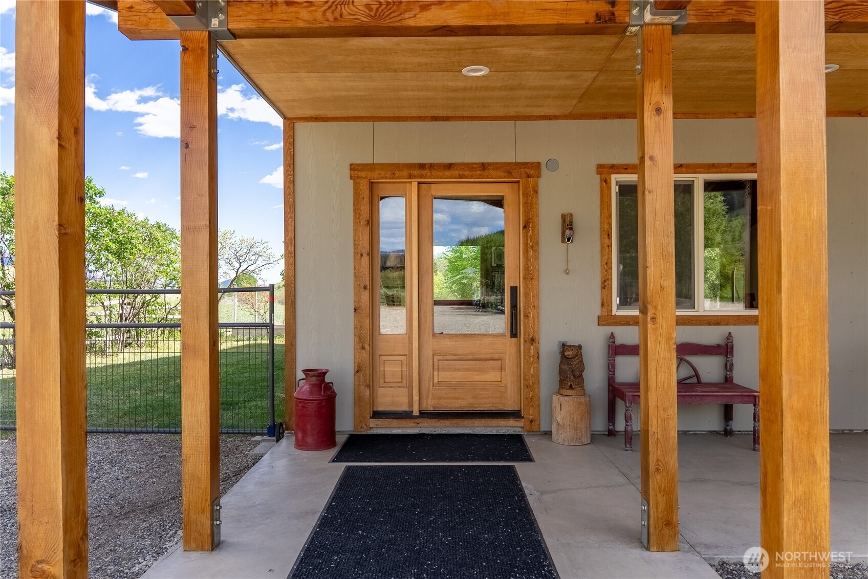 446 Rendezvous Road Winthrop, WA 98862 - Photo 4 of 40 a door view with a outdoor space