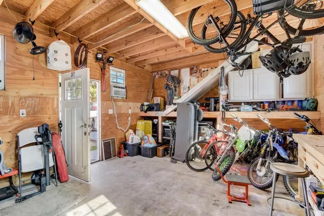 a view of storage and utility room