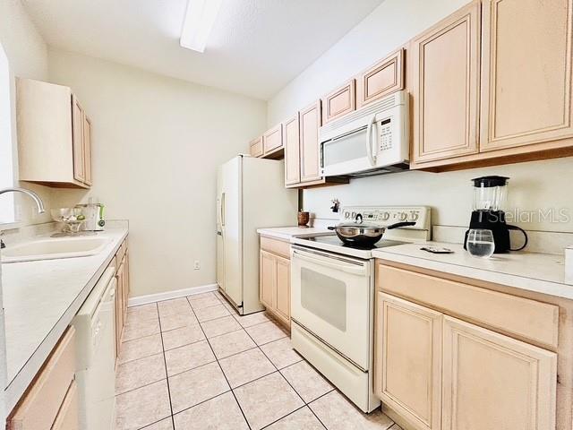 13500 Turtle Marsh Loop, Unit 825 Orlando, FL 32837 - Photo 9 of 19 a kitchen with cabinets appliances a sink and a counter top space