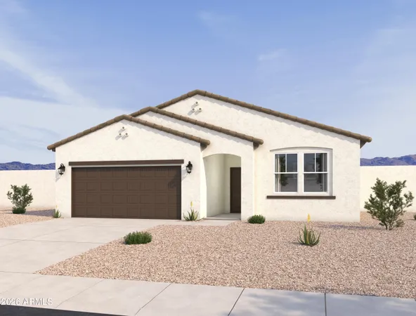 a front view of a house with yard