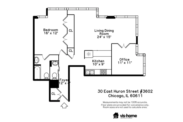 $3,450 | 30 East Huron Street, Unit 3602, Chicago, IL 60611
