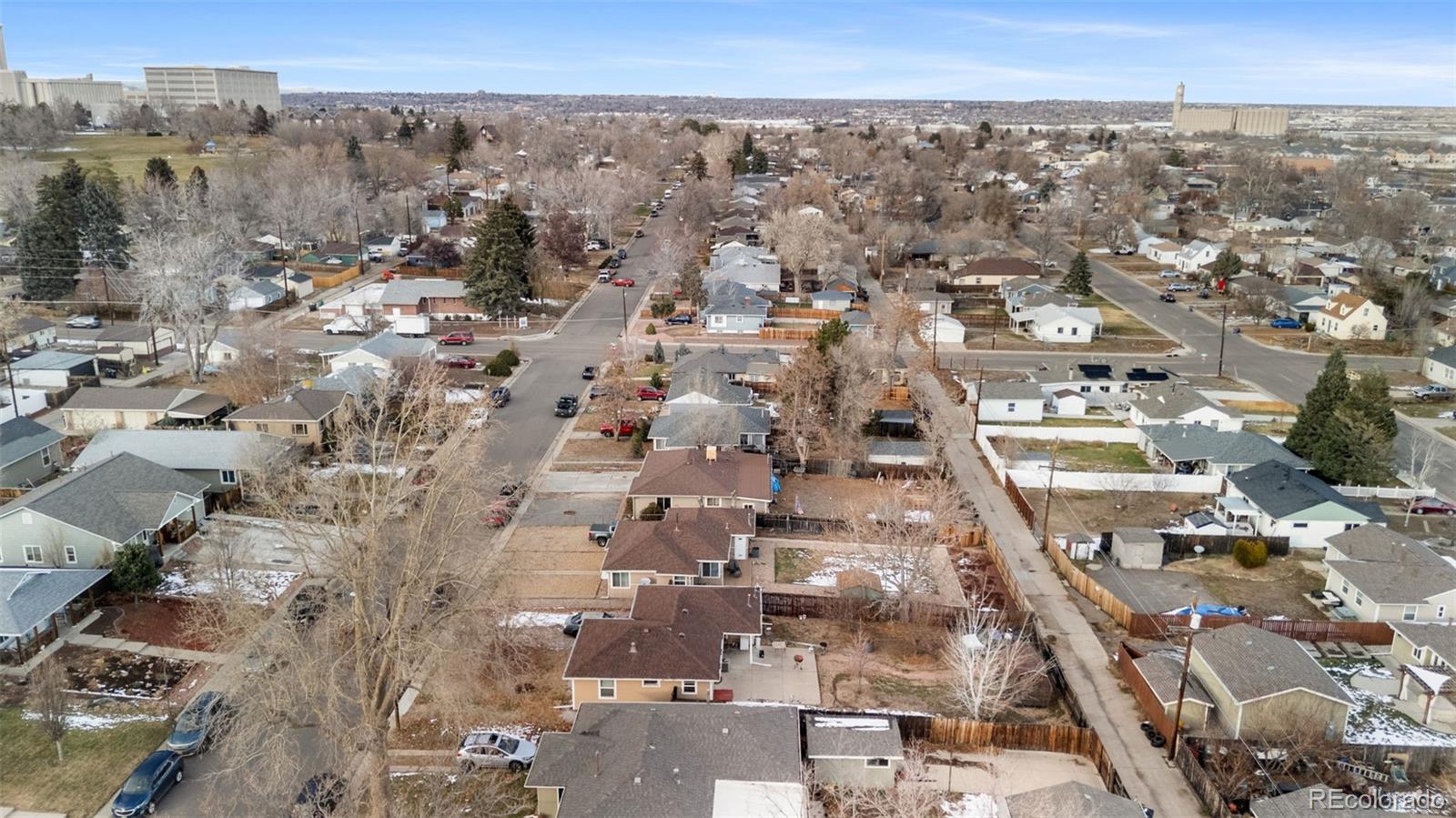 4956 Umatilla Street Denver, CO 80221 - Photo 24 of 33 an aerial view of multiple house