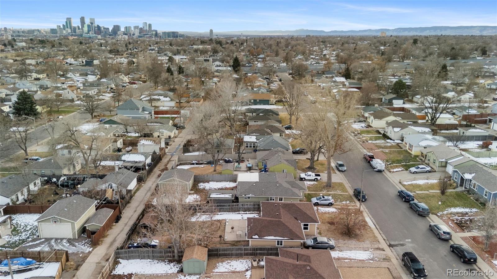 4956 Umatilla Street Denver, CO 80221 - Photo 28 of 33 an aerial view of a city