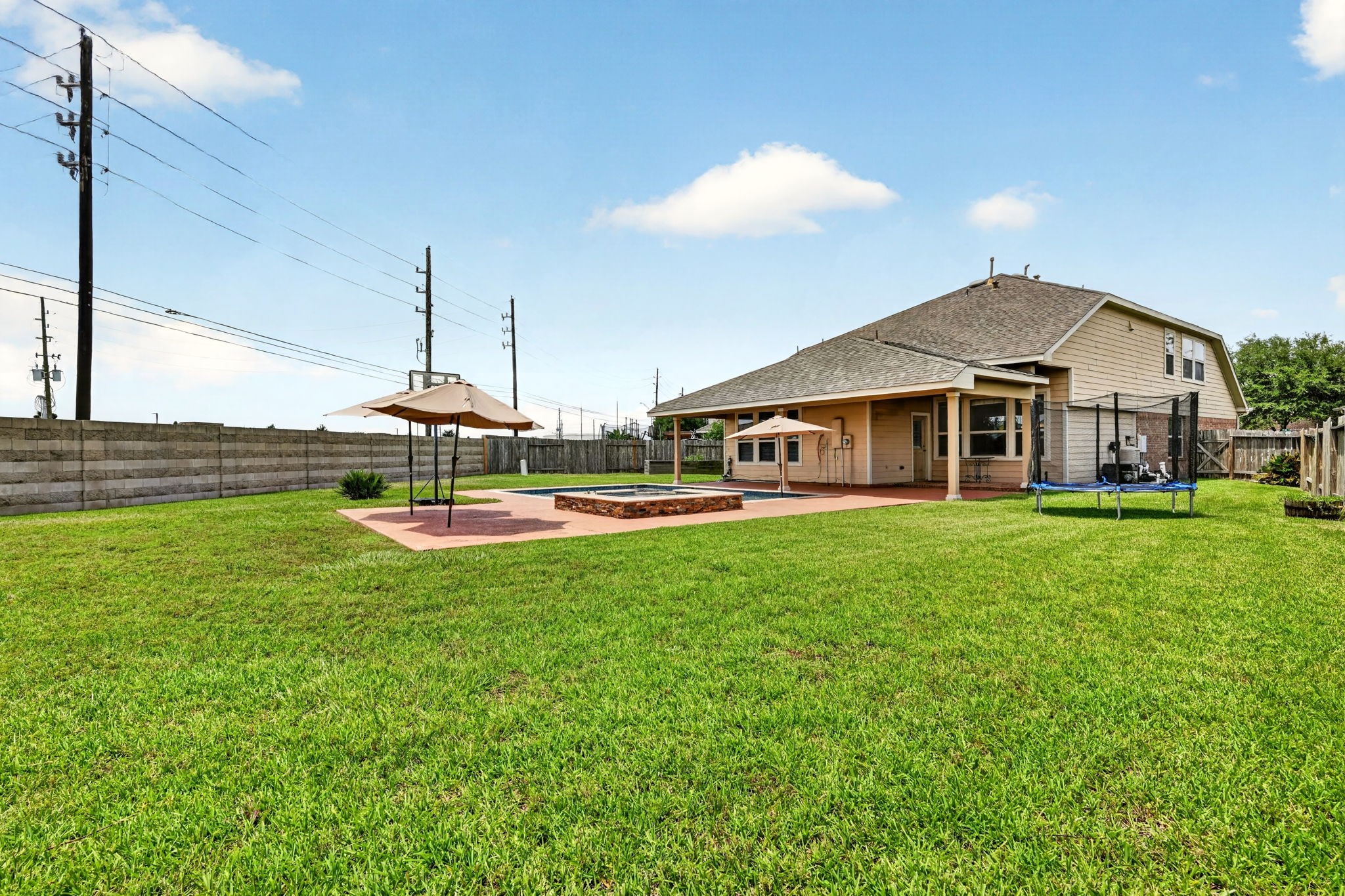 6446 Tea Tree Drive Katy, TX 77494 - Photo 32 of 39 Back Yard -
View from the other side.