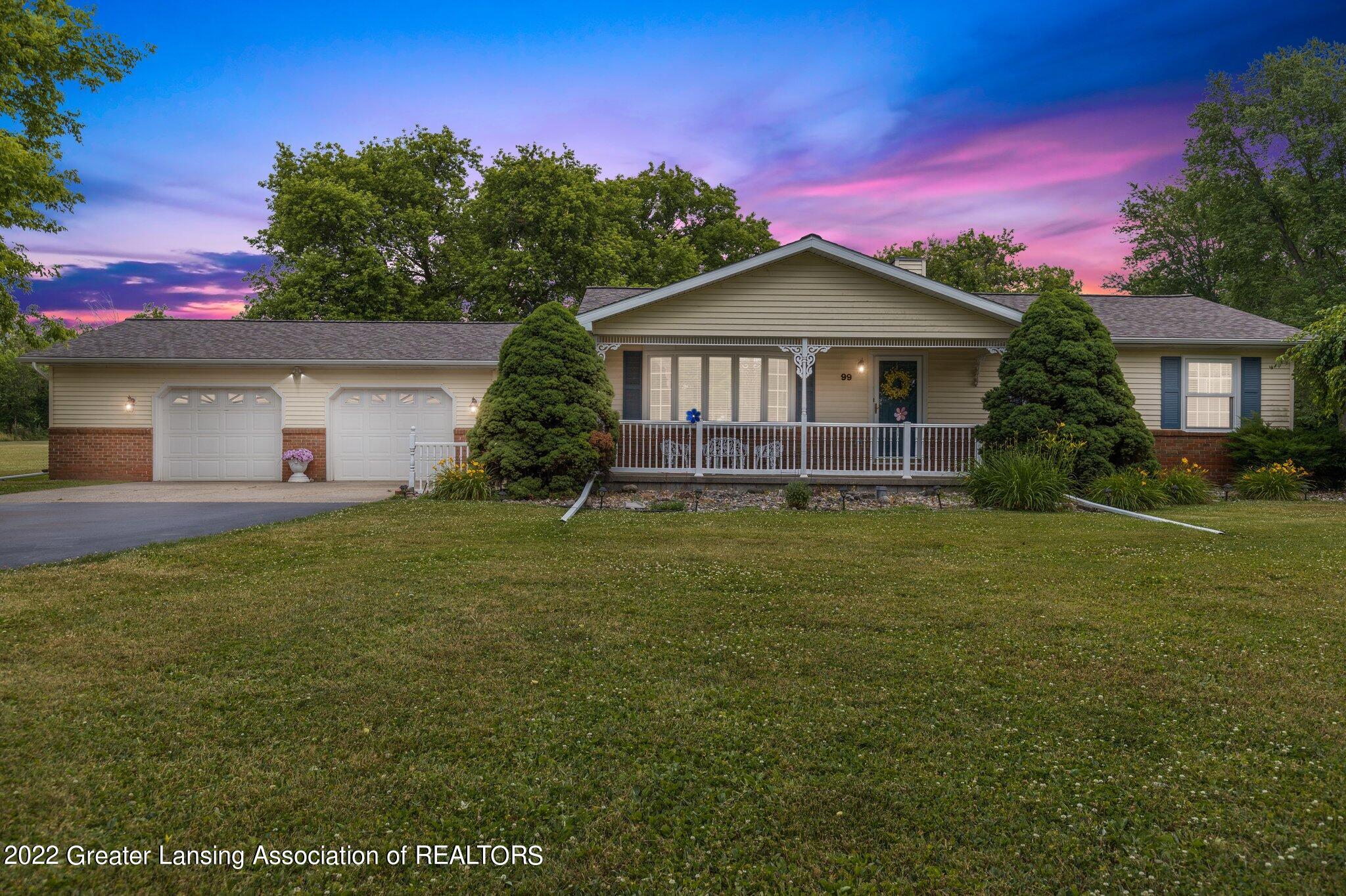 99 South Aurelius Road Mason, MI 48854 - Photo 1 of 32 Front elevation