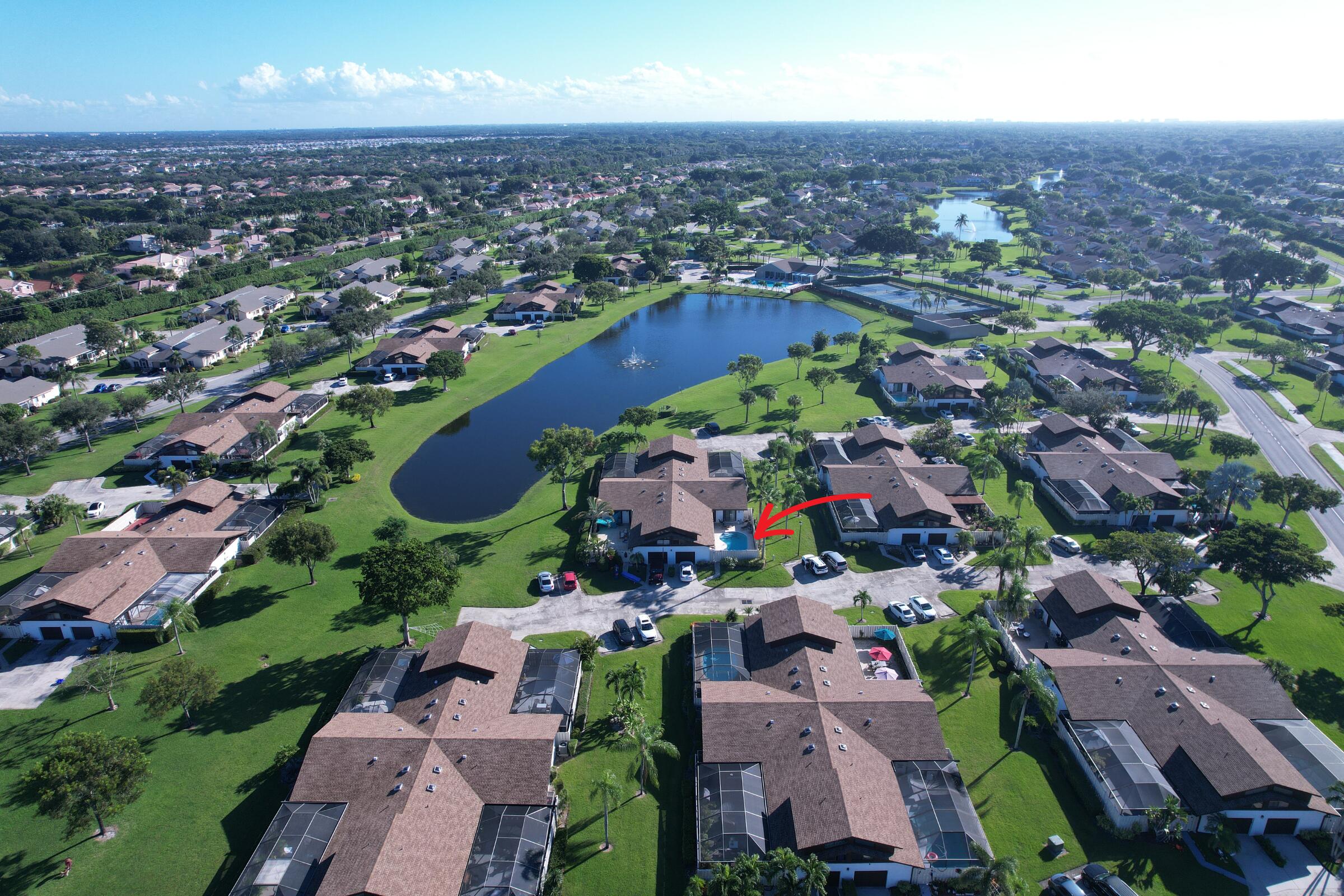 9641 Boca Gardens Parkway, Unit D Boca Raton, FL 33496 - Photo 12 of 27 Aerial