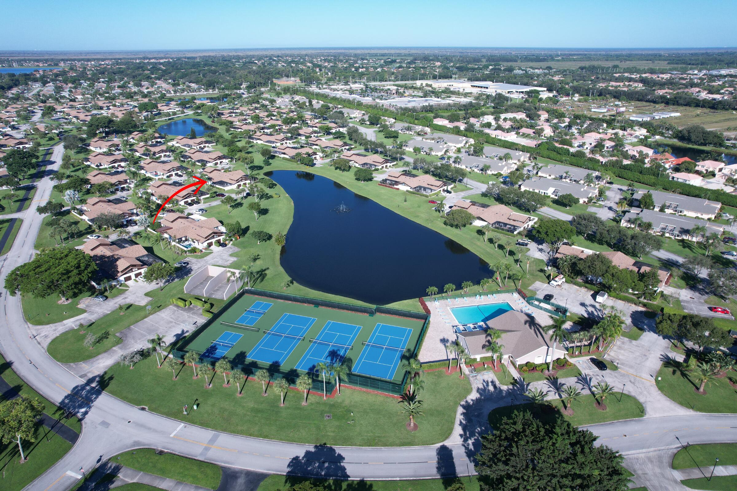 9641 Boca Gardens Parkway, Unit D Boca Raton, FL 33496 - Photo 13 of 27 Tennis pool