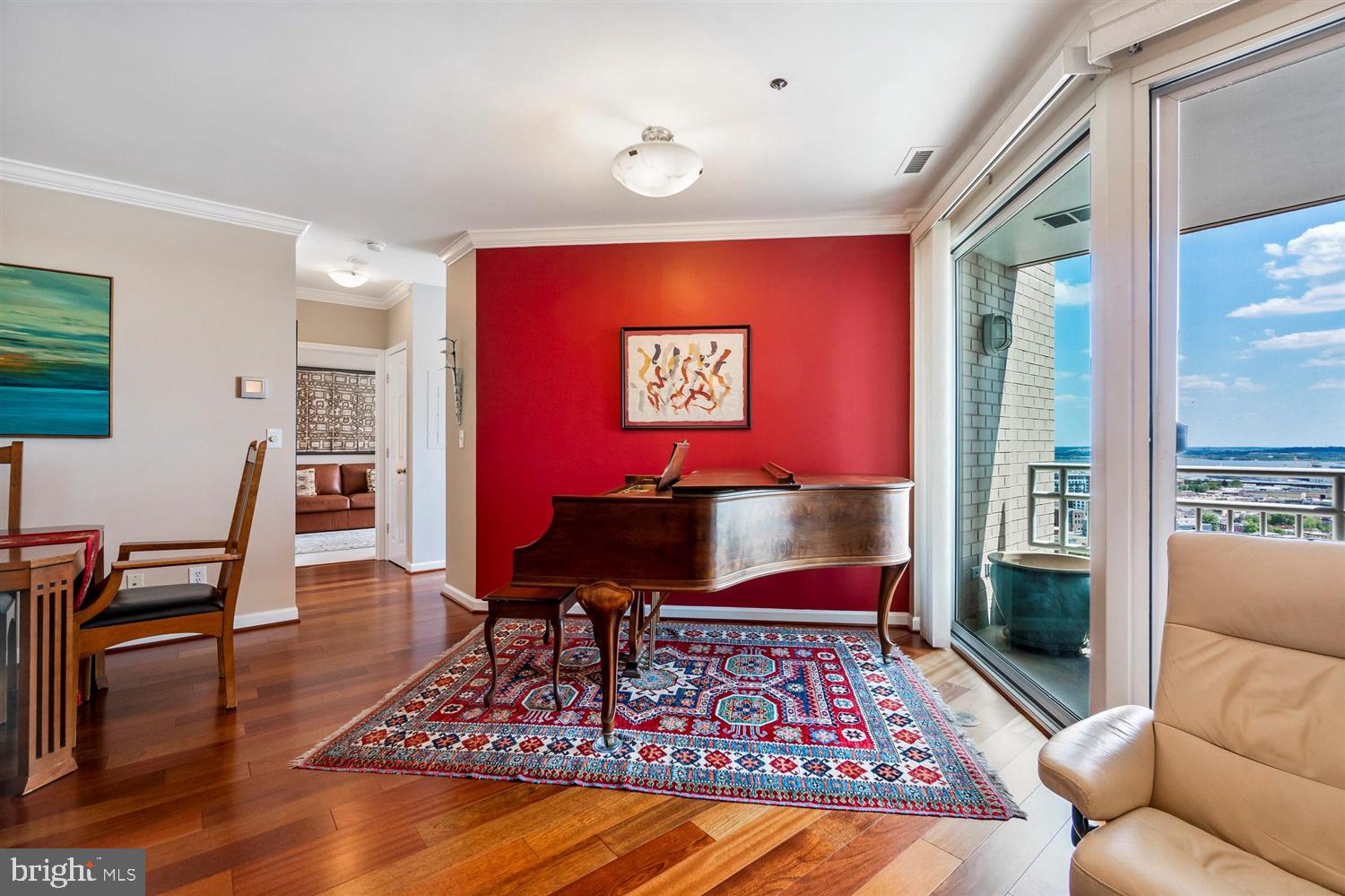 100 Harborview Drive, Unit 2104 Baltimore, MD 21230 - Photo 17 of 39 Actual dining room (before piano arrived)