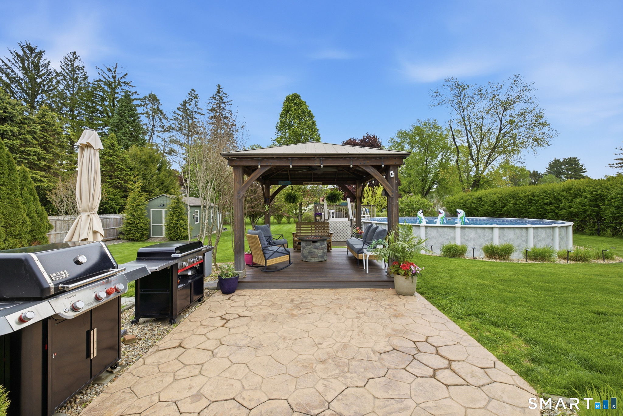 7 Stardust Drive Enfield, CT 06082 - Photo 30 of 38 a view of outdoor space and deck