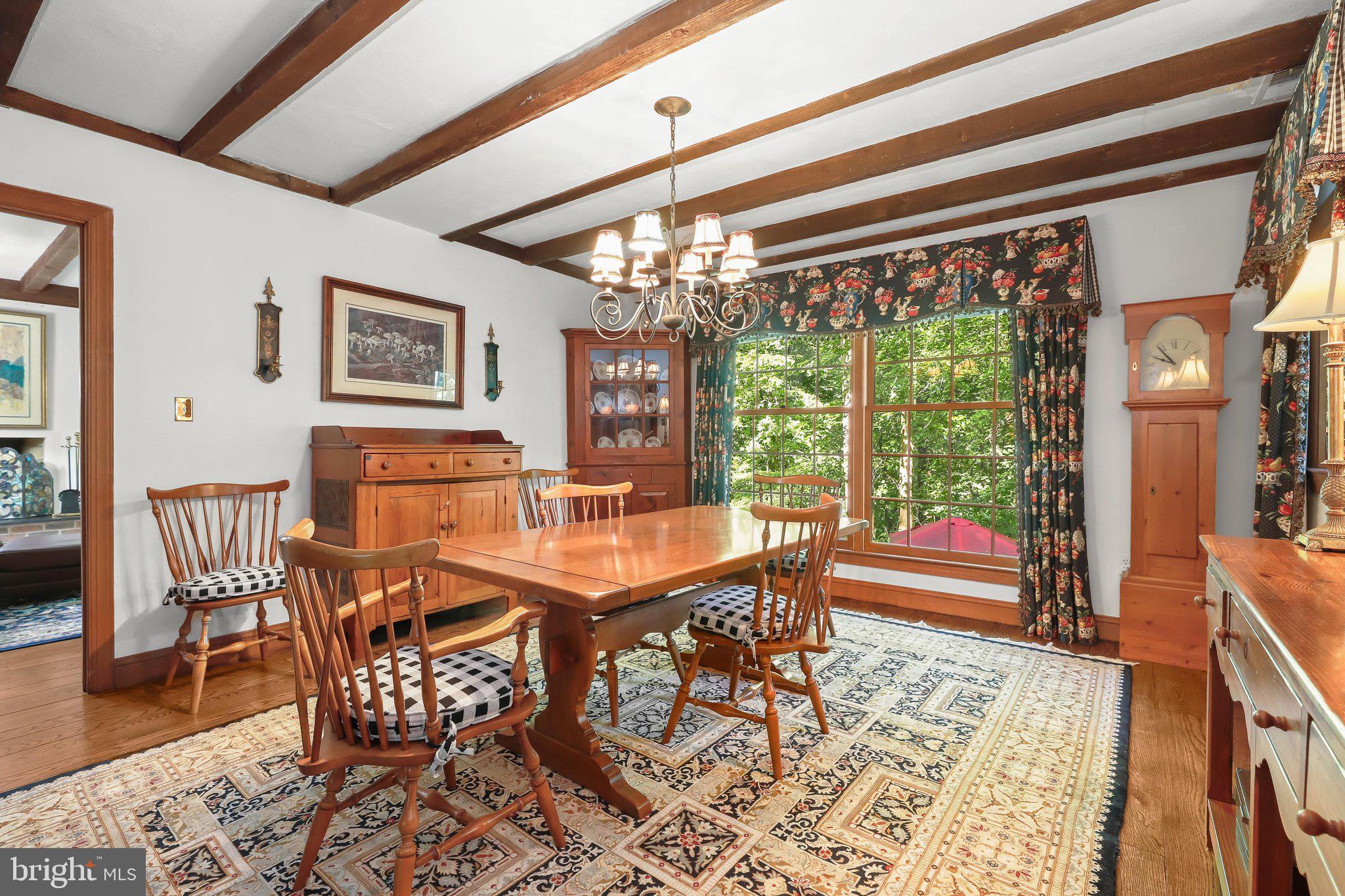 3903 Dance Mill Road Phoenix, MD 21131 - Photo 16 of 79 Dining Room - Exposed Beams - Hardwood Floors