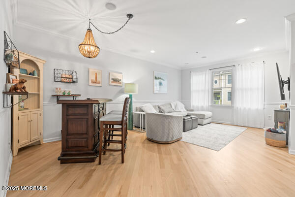 6 Greeley Terrace Long Branch, NJ 07740 - Photo 13 of 32 Living Room with bar