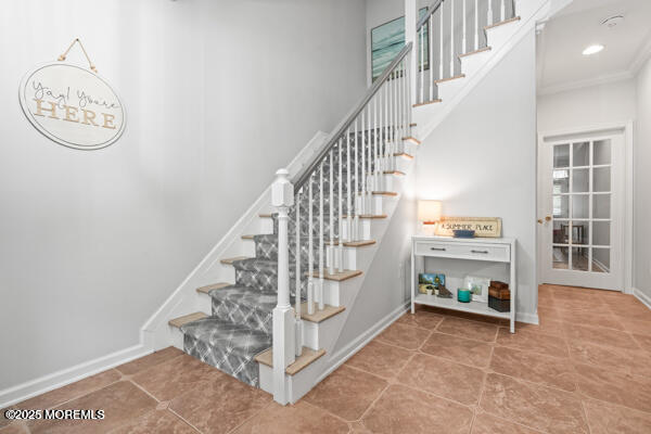 6 Greeley Terrace Long Branch, NJ 07740 - Photo 4 of 32 First floor stairway