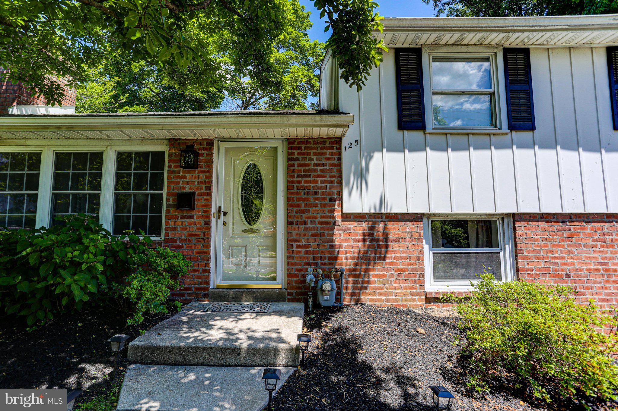 125 West Thomson Avenue Springfield, PA 19064 - Photo 40 of 41 Charming brick facade with inviting entry.