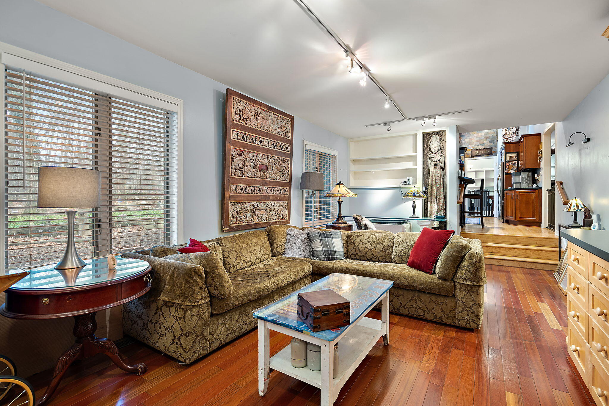 733 South Indiana Avenue Griffith, IN 46319 - Photo 28 of 48 a living room with furniture and a wooden floor