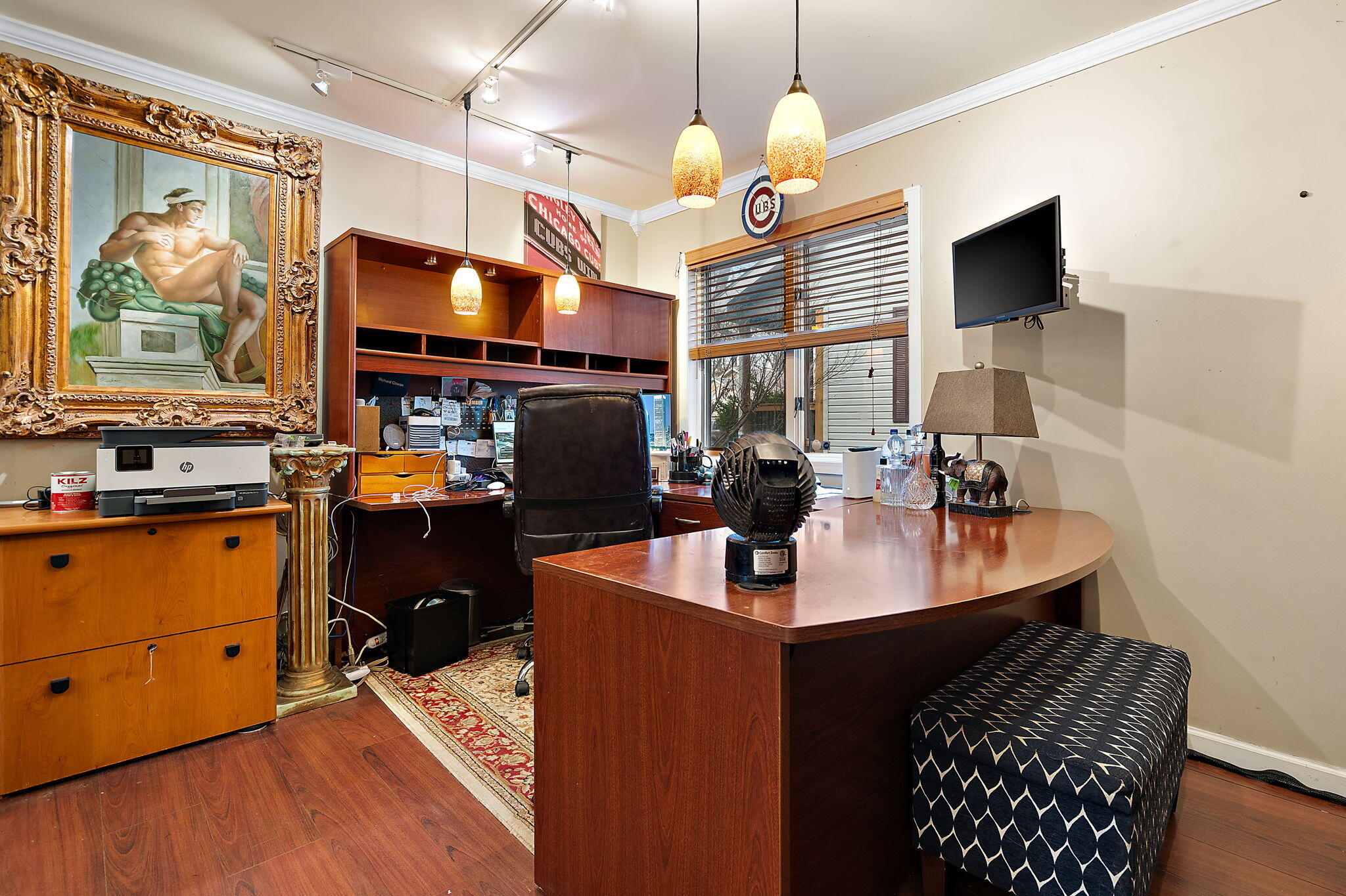 733 South Indiana Avenue Griffith, IN 46319 - Photo 32 of 48 a kitchen with granite countertop a sink appliances and cabinets
