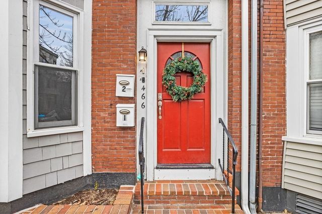 a view of front door of house
