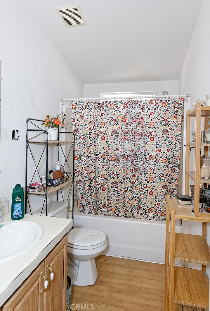 1895 Barkley Ranch Road Pinon Hills, CA 92372 - Photo 18 of 31 a bathroom with a sink toilet and shower