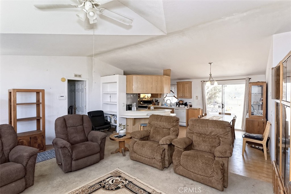 1895 Barkley Ranch Road Pinon Hills, CA 92372 - Photo 4 of 31 a living room with furniture and a large window