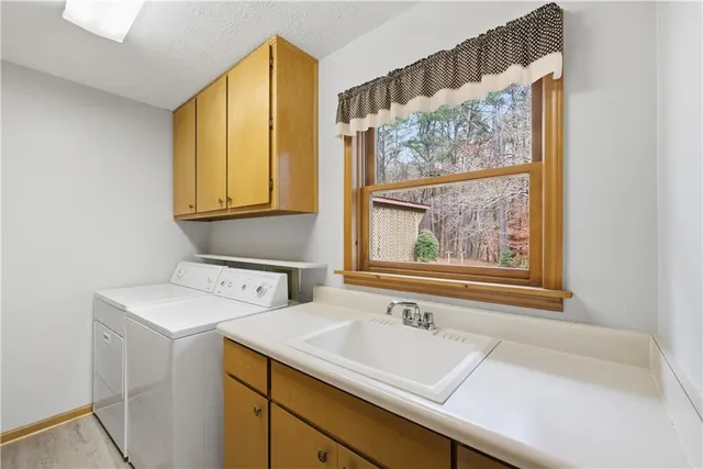 a bathroom with a sink and a bathtub