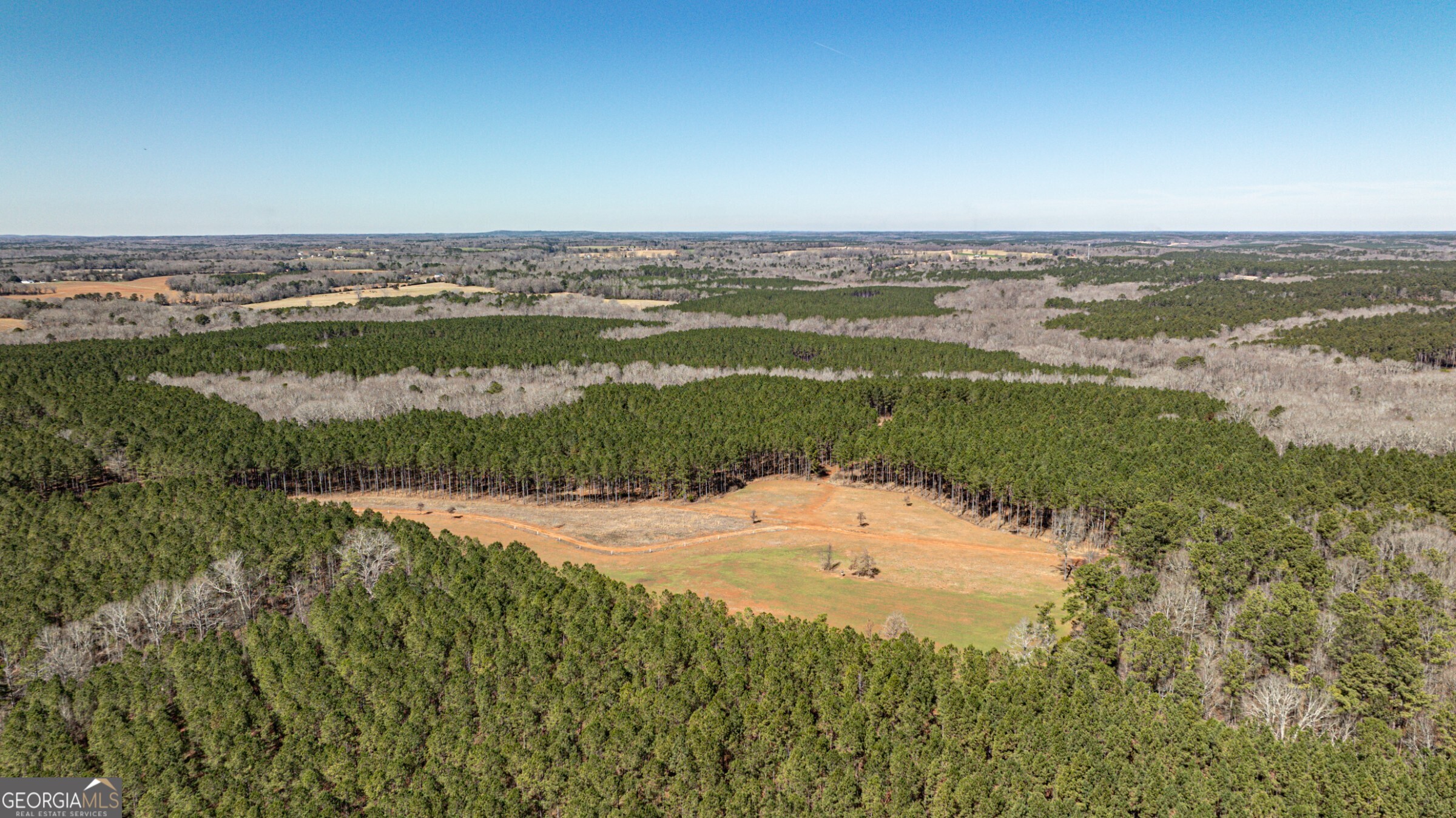 0 Old Zebulon Road Forsyth, GA 31029 - Photo 9 of 60 a view of a lake with a city
