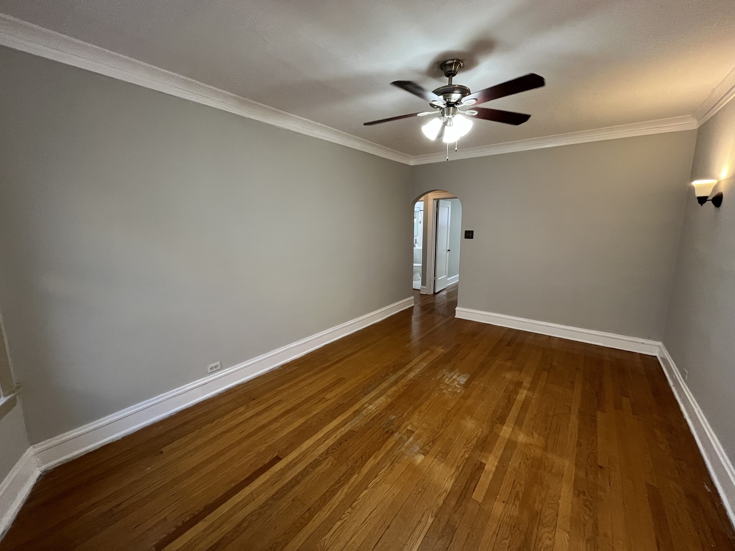 Undisclosed Address Chicago, IL 60625 - Photo 12 of 13 a view of room with window and ceiling fan
