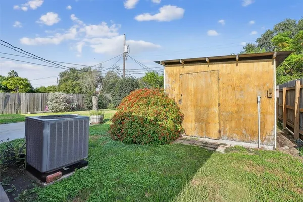 a view of storage and utility room