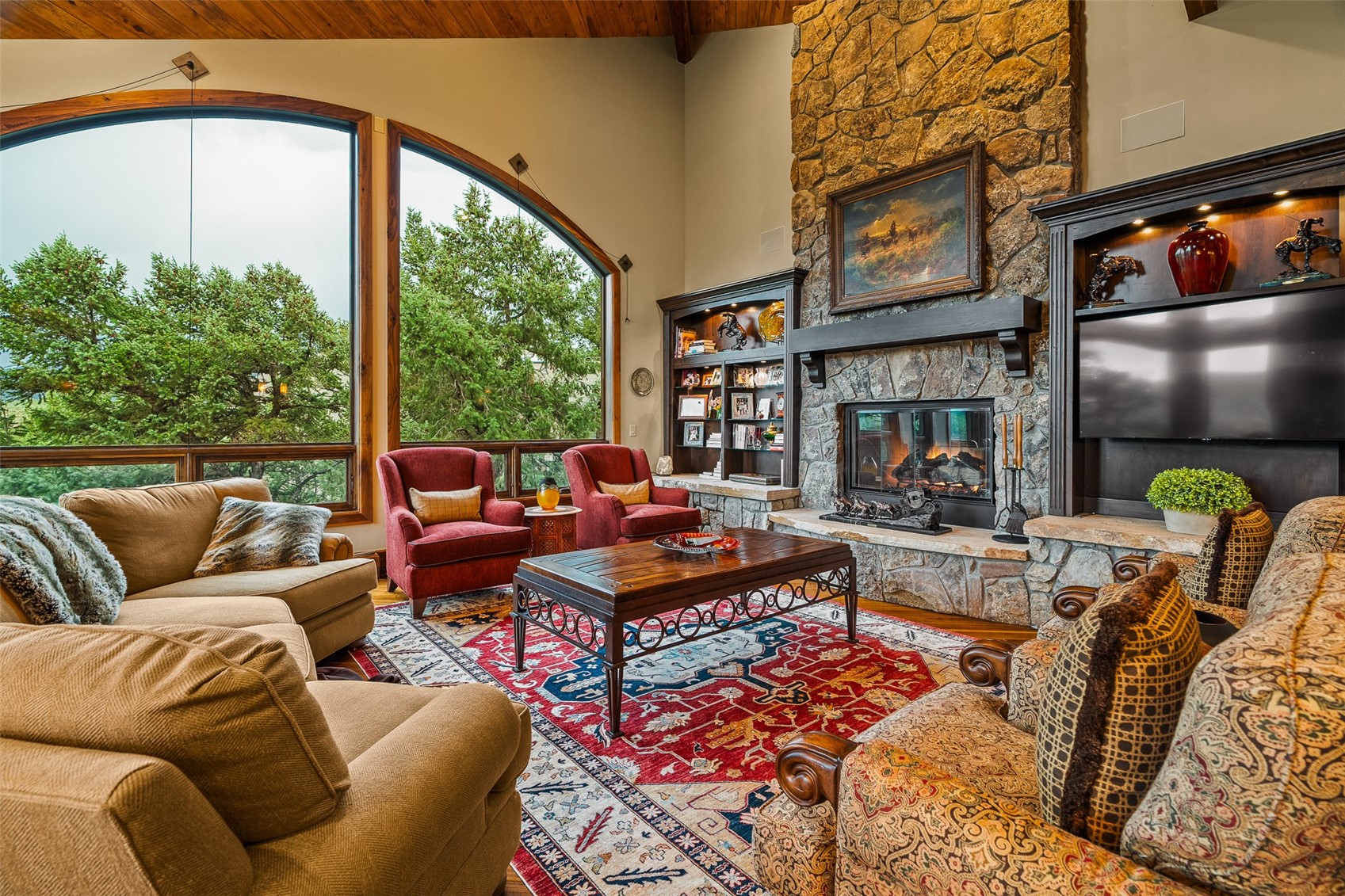 31 Pinnacle Lane Dillon, CO 80435 - Photo 11 of 50 a living room with furniture a rug and a large window