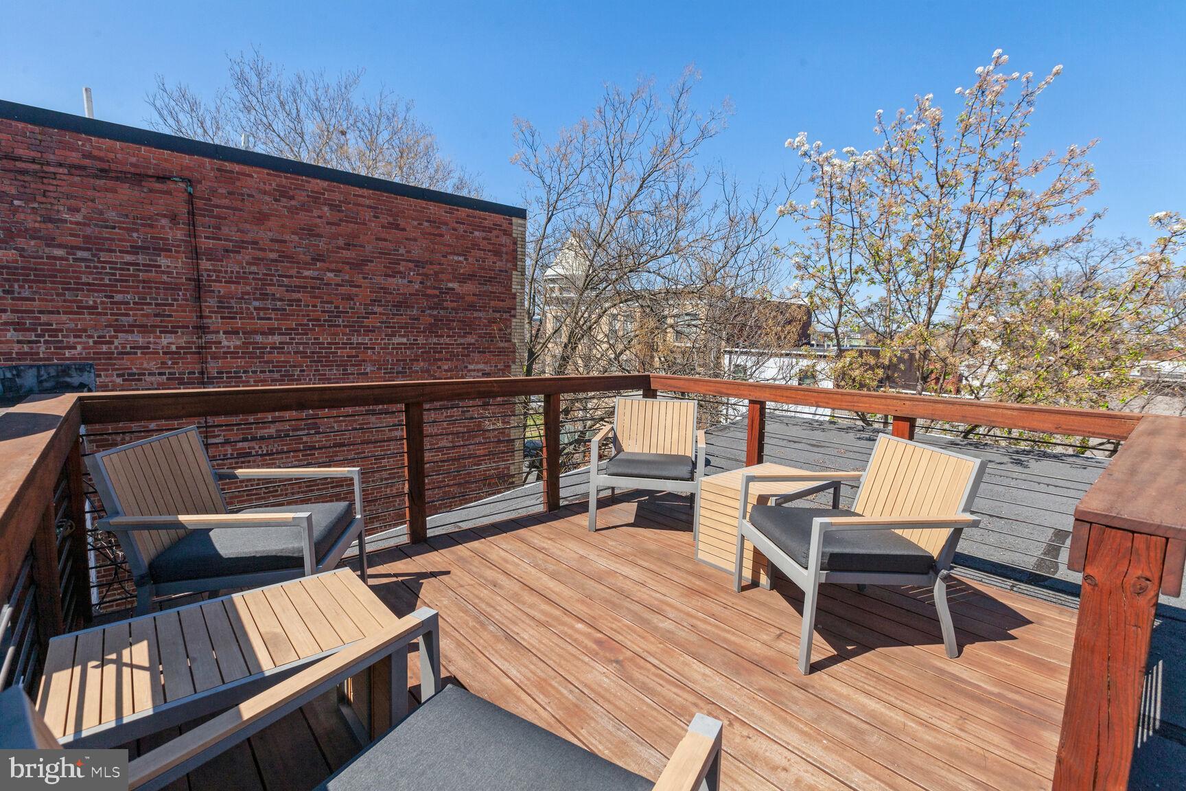 344 8th Street Northeast Washington, DC 20002 - Photo 29 of 37 sunny rooftop deck