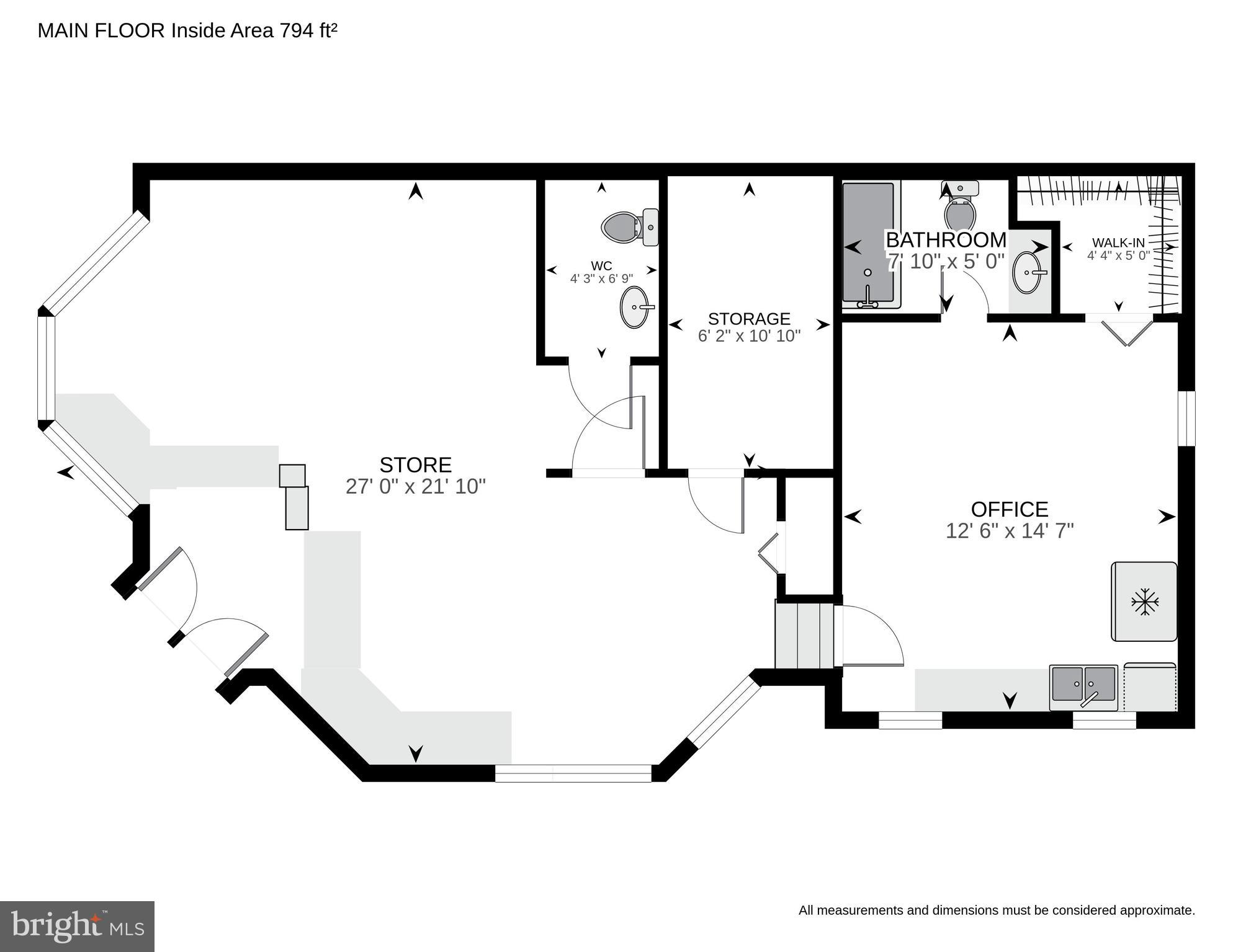 344 8th Street Northeast Washington, DC 20002 - Photo 35 of 37 floor plan commercial space