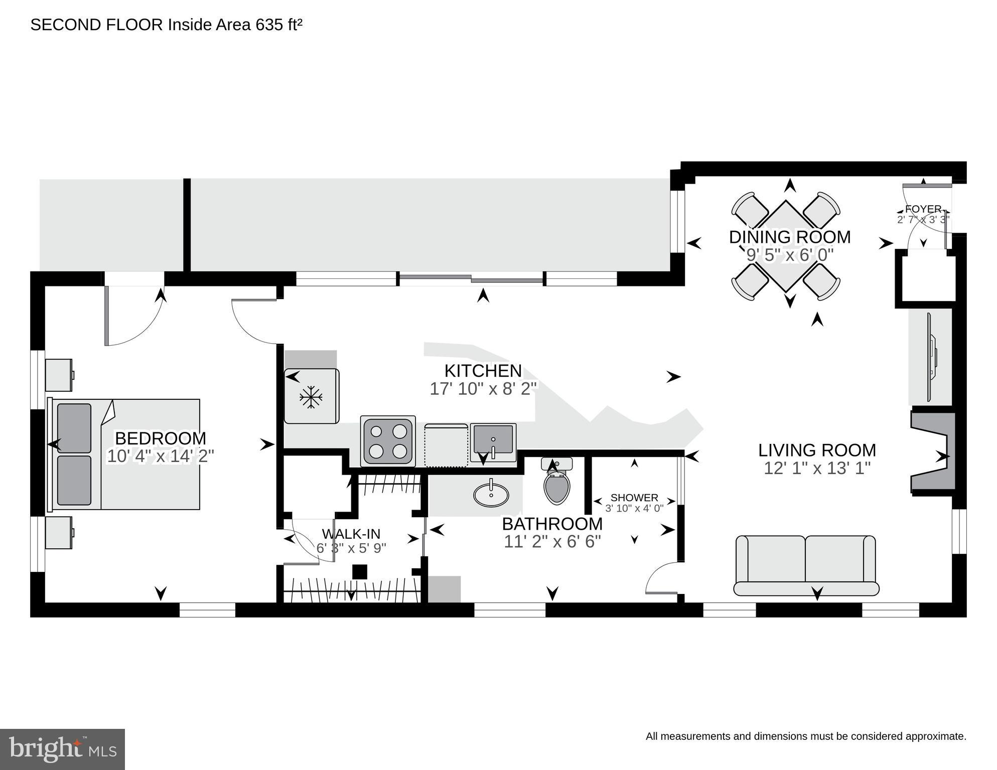 344 8th Street Northeast Washington, DC 20002 - Photo 36 of 37 floor plan 2nd story apartment
