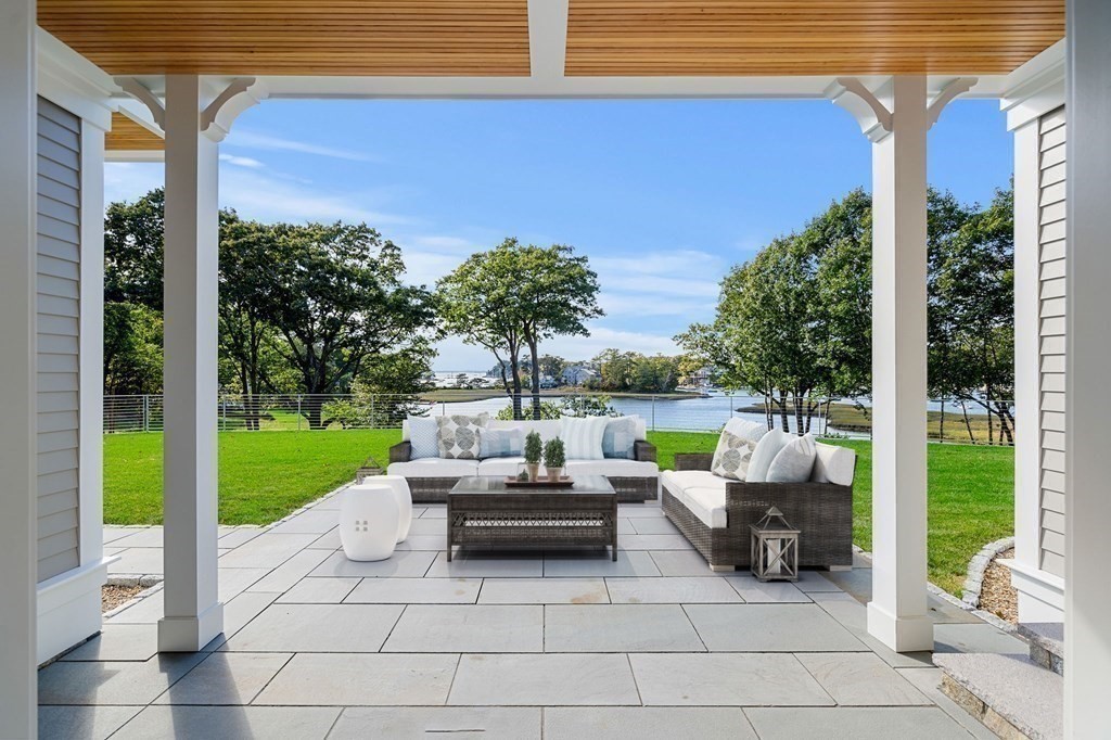13 Proctor Street Manchester, MA 01944 - Photo 9 of 41 a outdoor living space with furniture and garden