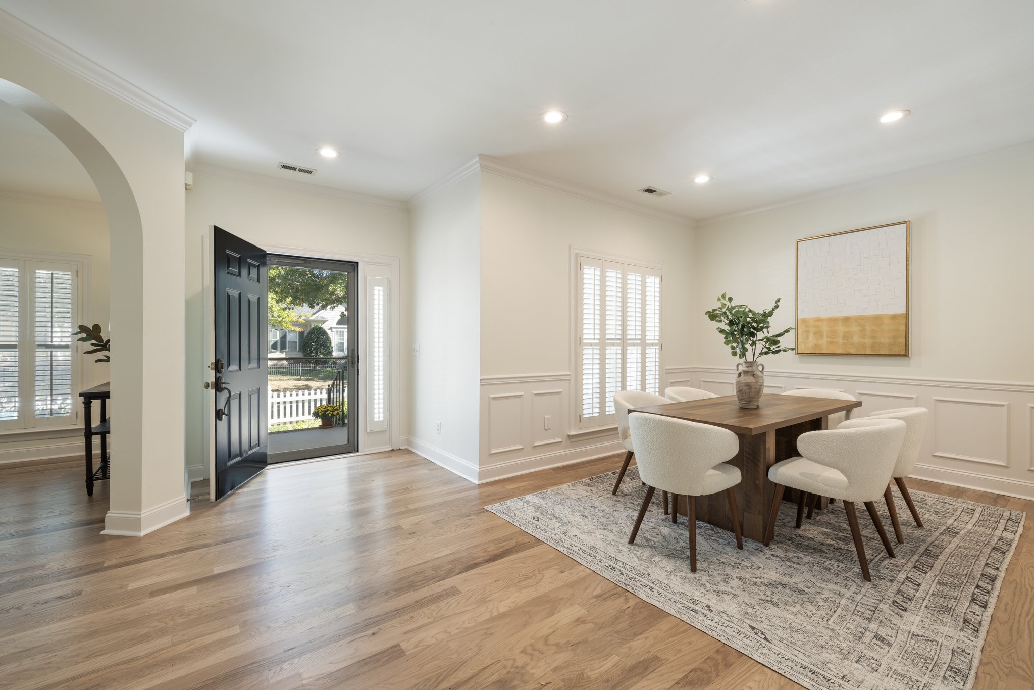 541 Marigold Drive Franklin, TN 37064 - Photo 6 of 69 a dining room with wooden floor and a rug