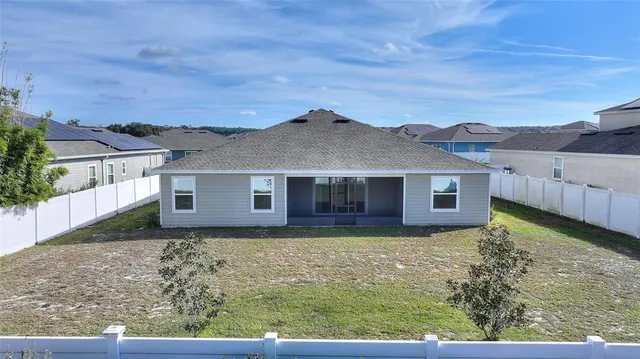 front view of a house with yard