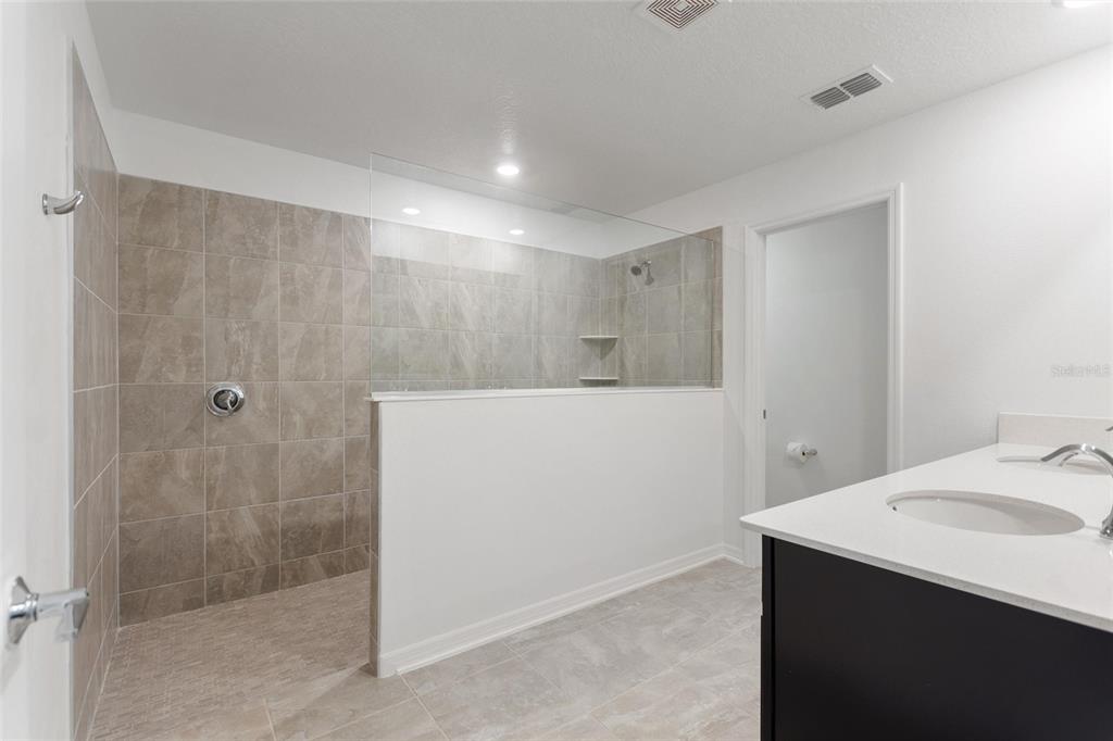 5767 Talc St Mount Mount Dora, FL 32757 - Photo 32 of 44 a bathroom with a sink and a mirror