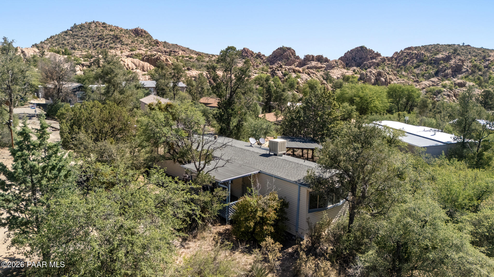 1526 Private Road Prescott, AZ 86301 - Photo 27 of 27 Aerial - 1526 Private Dr