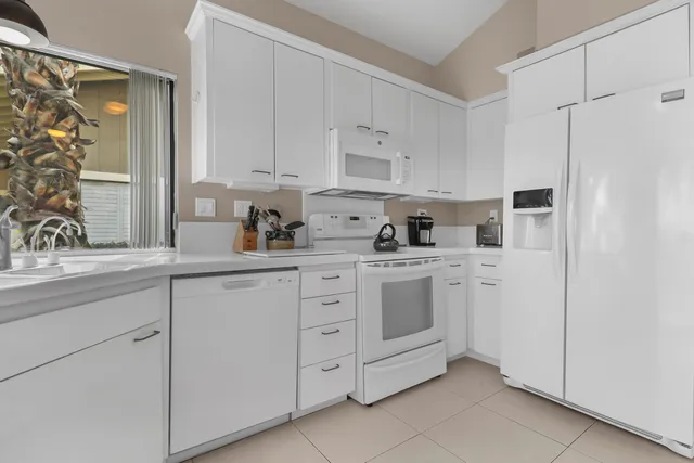 a view of a park with a big yard