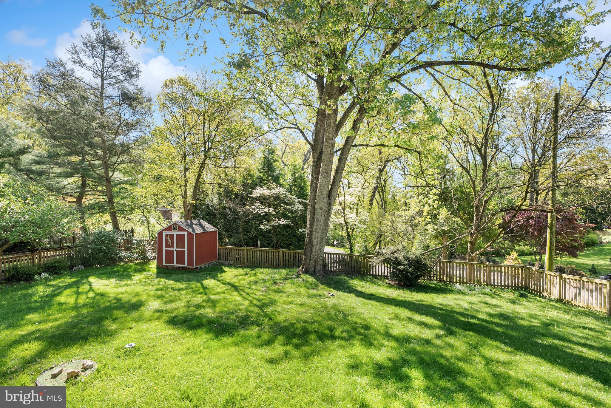 1201 Providence Road Towson, MD 21286 - Photo 31 of 35 a view of a backyard with large trees