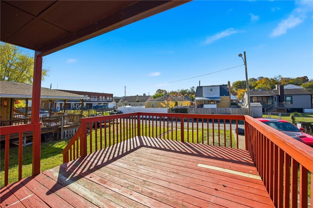 5 Rosamond Street McKees Rocks, PA 15136 - Photo 16 of 17 a view of a balcony with wooden floor
