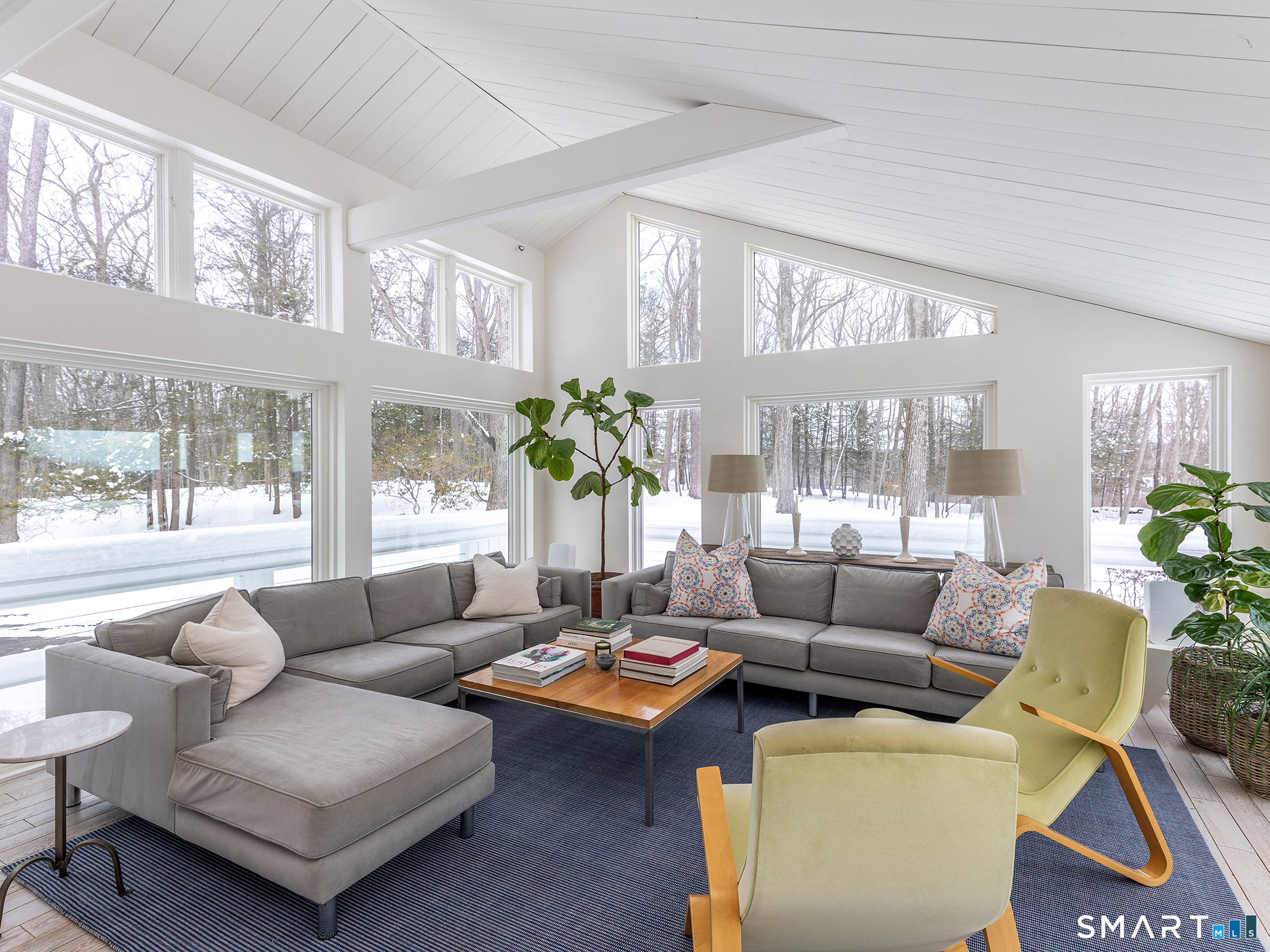 63 West Mountain Road Washington, CT 06793 - Photo 14 of 31 a living room with furniture and a large window