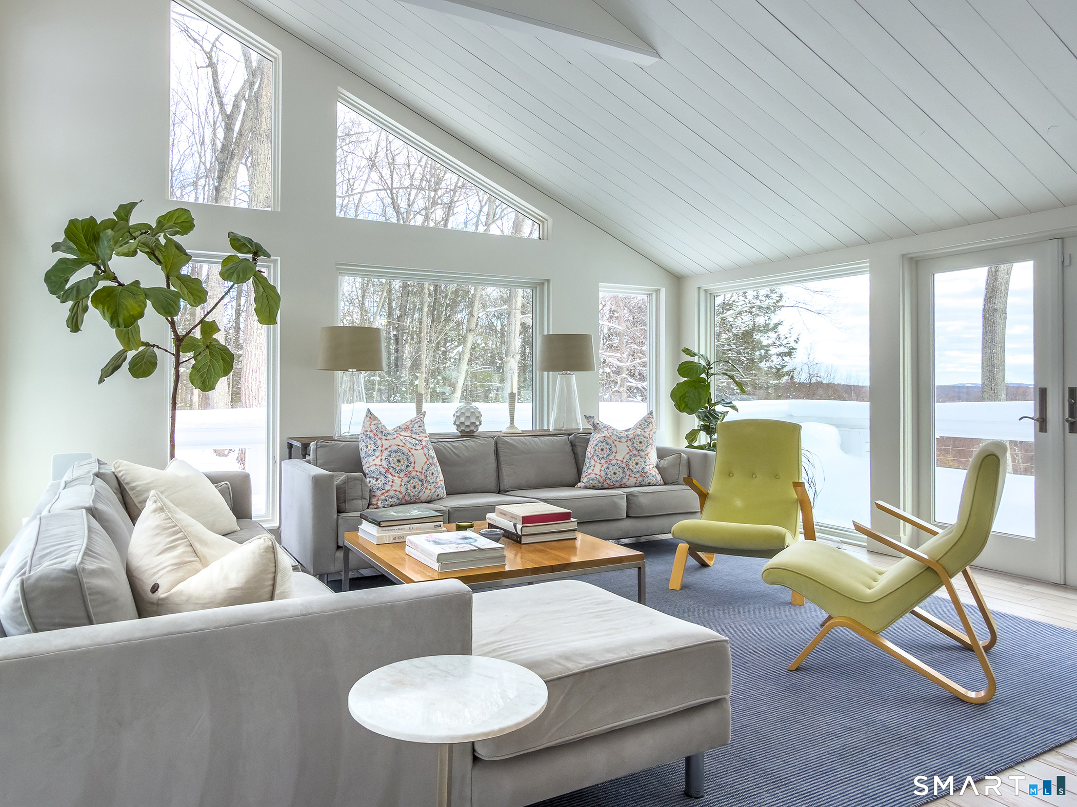 63 West Mountain Road Washington, CT 06793 - Photo 15 of 31 a living room with furniture and a large window
