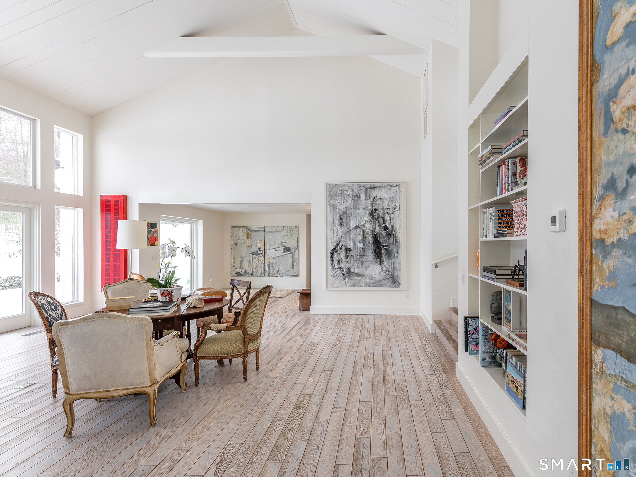 63 West Mountain Road Washington, CT 06793 - Photo 20 of 31 a dining room with furniture and wooden floor